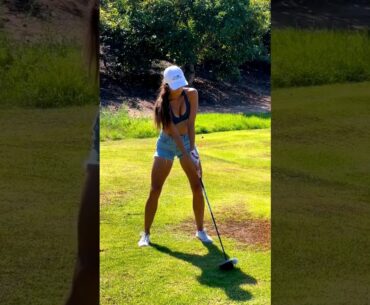 Karol Priscilla#golf #golfswing #shorts