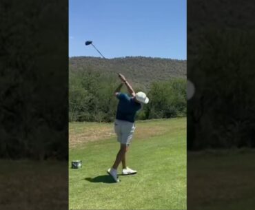 Adrian Meronk thumping his drive at Gary Player CC - Sun City in R2 of the Nedbank Golf Challenge!