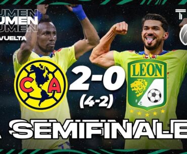 Resumen y goles | América 2 (4) -(2) 0 León | 4tos Final VUELTA - AP2023 | TUDN