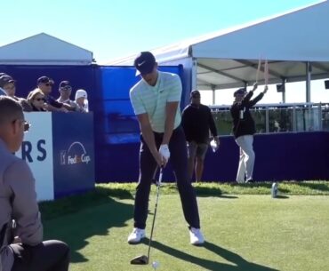 Long Hitter "Cameron Champ" Swing Drill & Pre shot Routine, ロングヒッター「キャメロン・チャンプ」のスイングドリルとプレショットルーチン