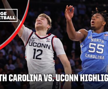 North Carolina Tar Heels vs. UConn Huskies | Jimmy V Classic | Full Game Highlights