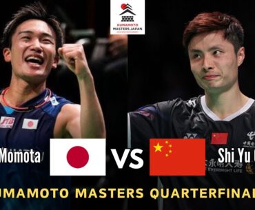 Kento Momota vs Shi Yu Qi Kumamoto Japan Masters 2023 | QF