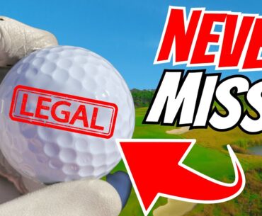 I Can't Believe There is a LEGAL Golf Ball That ONLY GOES STRAIGHT!?