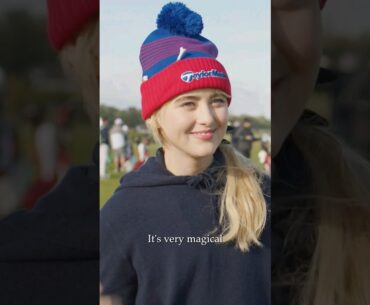 Kathryn Newton on the magic of the #dunhilllinks 🤩