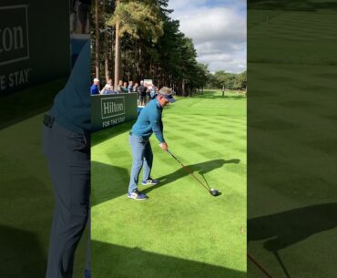 Ryder Cup Europe Captain Luke Donald Driver Swing At BMW PGA Championship 2023 #golf #golfswing