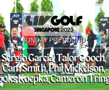 LIV Golf Singapore 2023 Sunday Pre Round  I  OHSOM TV