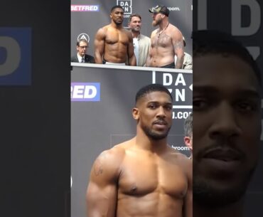 Anthony Joshua HEATED! - 'S**T, you GOT A PROBLEM, YOU WANNA GO NOW?!' | #Shorts