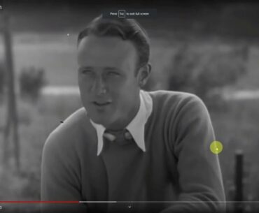 Bobby Jones Tip - Always feel the weight of the Club Head