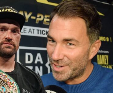 EDDIE HEARN REACTS TO JOHN FURY SAYING TYSON FURY HAS DECLINED, JARON ENNIS, HANEY VS PROGRAIS