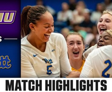 James Madison vs. Pittsburgh ACC Volleyball Highlights (2023)