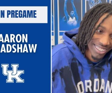 Aaron Bradshaw talks to reporters for first time since Media Day | Kentucky MBB