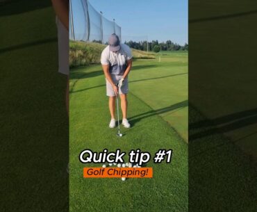 Quick Tips to Improve Your Chipping ⛳| PART 1 #shorts #golf #quicktips #tigerwoods
