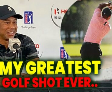 Tiger Woods Shares His Personal Best Golf Shot Ever