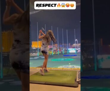 Golf Lady 😍🔥🥵 Respect💯 #shorts #respect