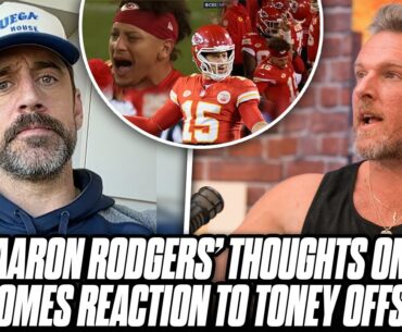 Aaron Rodgers' Thoughts On Mahomes Reaction To Kadarius Toney's Offsides Penalty | Pat McAfee Show