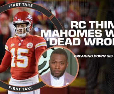 Patrick Mahomes was 'DEAD WRONG' - RC lets loose on Chiefs after offside penalty call! | First Take