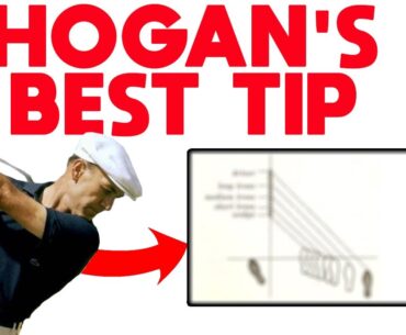 Hit the golf ball STRAIGHT with EVERY club after this BEN HOGAN lesson