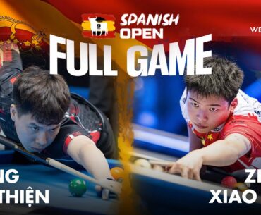 Full trận | Lường Đức Thiện vs Zheng Xiao Huai | Giải Billiards Spanish Open 2023
