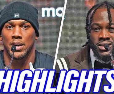 HIGHLIGHTS! ANGRY Anthony Joshua 'F*** YOU!' | Wilder SENDS WARNING | Frank Warren & Eddie Hearn