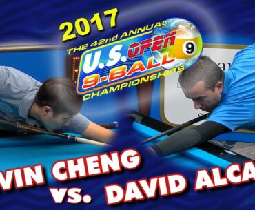 DAVID ALCAIDE VS. KEVIN CHENG - 42nd U.S. Open 9-Ball Championships (2017)