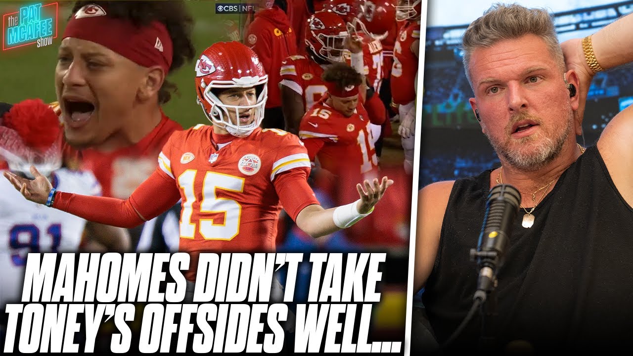 Patrick Mahomes Loses It On Sideline After Toney Offsides Call | Pat ...