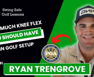 How Much Knee Flex you should have in golf setup