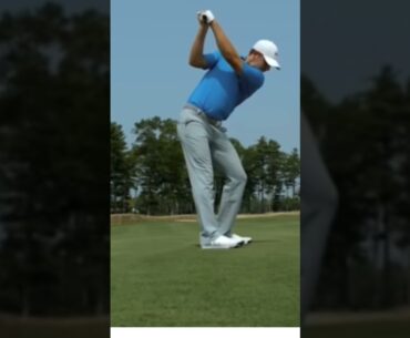 Iron Swing: Analyzing Jordan Spieth iron swing in slow motion #golf #golfswing #youtubeshorts
