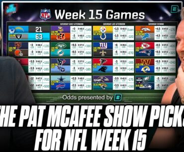 The Pat McAfee Show Picks & Predicts Every Game For NFL's 2023 Week 15