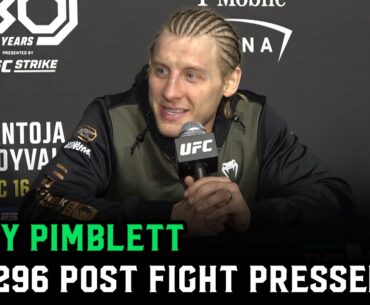 Paddy Pimblett: “Colby Covington’s a piece of s***” UFC 296 Post Fight Press Conference
