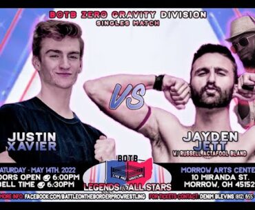 BOTB Wrestling - Jayden Jett (w/ Russell Actafool Bland) vs Justin Xavier