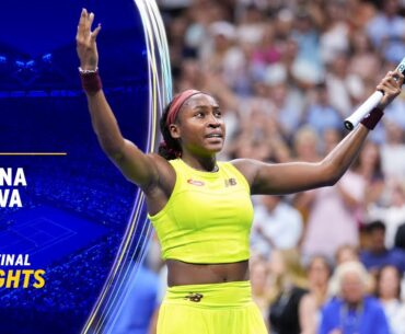 Coco Gauff vs. Karolina Muchova Highlights | 2023 US Open Semifinal