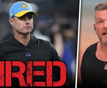 Pat McAfee Reacts LIVE To Brandon Staley Getting Fired After One Of NFL's Biggest Blow-Out Loss