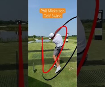 The Artistry of Phil Mickelson’s Golf Swing #shorts #golf