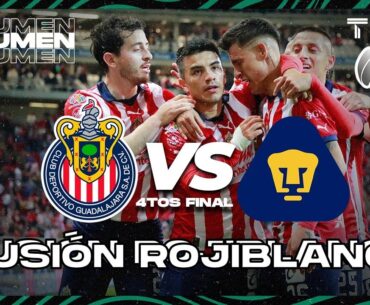 RESUMEN | Chivas vs Pumas | 4tos Final IDA - AP2023 | TUDN