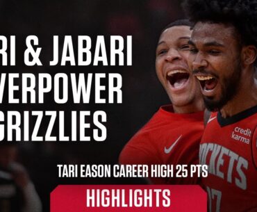 Tari Eason / Jabari Smith Jr. Game Highlights vs Grizzlies 12/13/23 l Houston Rockets