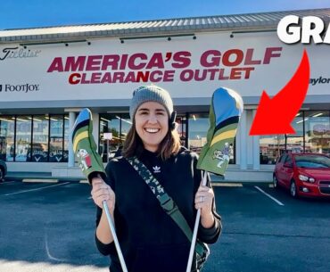 WE WENT TO AMERICA’S GOLF CLEARANCE OUTLET!!