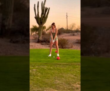 Claire Bear #golf #golfswing #shorts