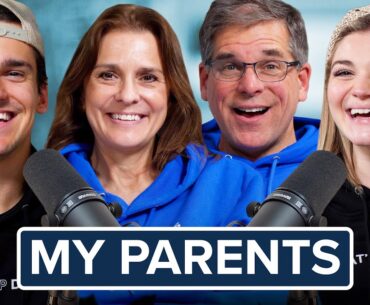 Birthing a 10lb baby, raising three boys & life as empty nesters with my parents | Ep. 46