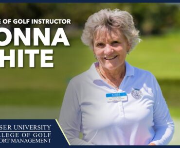 Meet Donna White, LPGA, PGA Professional and Instructor at Keiser University College of Golf