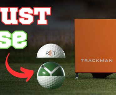 YOU MUST USE THESE BALLS ON TRACKMAN INDOOR - TITLEIST RCT GOLF BALL | Bry Roberts Long Drive