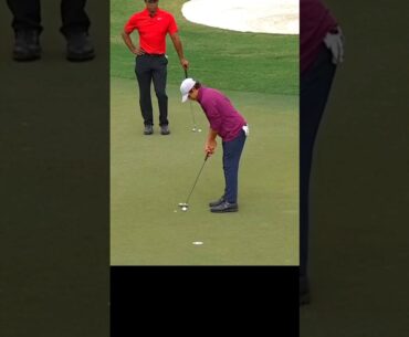 Tiger And Charlie Woods Rattle Off 4th Birdie In A Row PNC 2023 #golf #tigerwoods #shorts