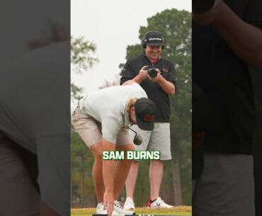 All-time stuff on the first tee with Sam Burns.