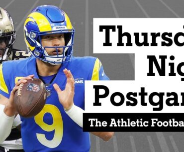 Rams run over Saints - Thursday Night Postgame w/ The Athletic Football Show | #nfl #losangelesrams