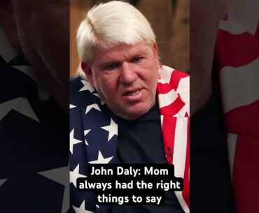 John Daly: Mom was always a great shoulder to cry on #mom #family #golf