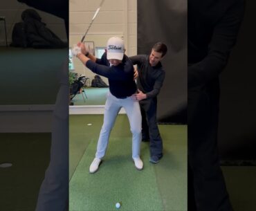 Really enjoyed this opportunity to work on some tactile coaching in Denmark! #golf #golfcoach