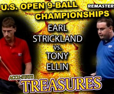 EARL STRICKLAND VS TONY ELLIN - 1993 US Open 9-Ball Championship Finals