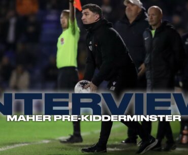 INTERVIEW | Kevin Maher pre-Kidderminster Harriers
