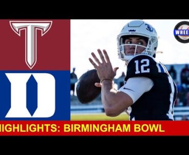 Duke vs Troy Highlights | 2023 Birmingham Bowl | College Football Highlights