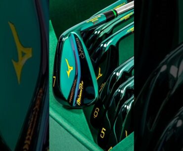 Masters edition Mizuno irons are stunning #golf #golfclub