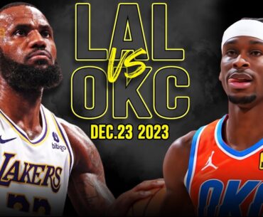 Los Angeles Lakers vs OKC Thunder Full Game Highlights | December 23, 2023 | FreeDawkins